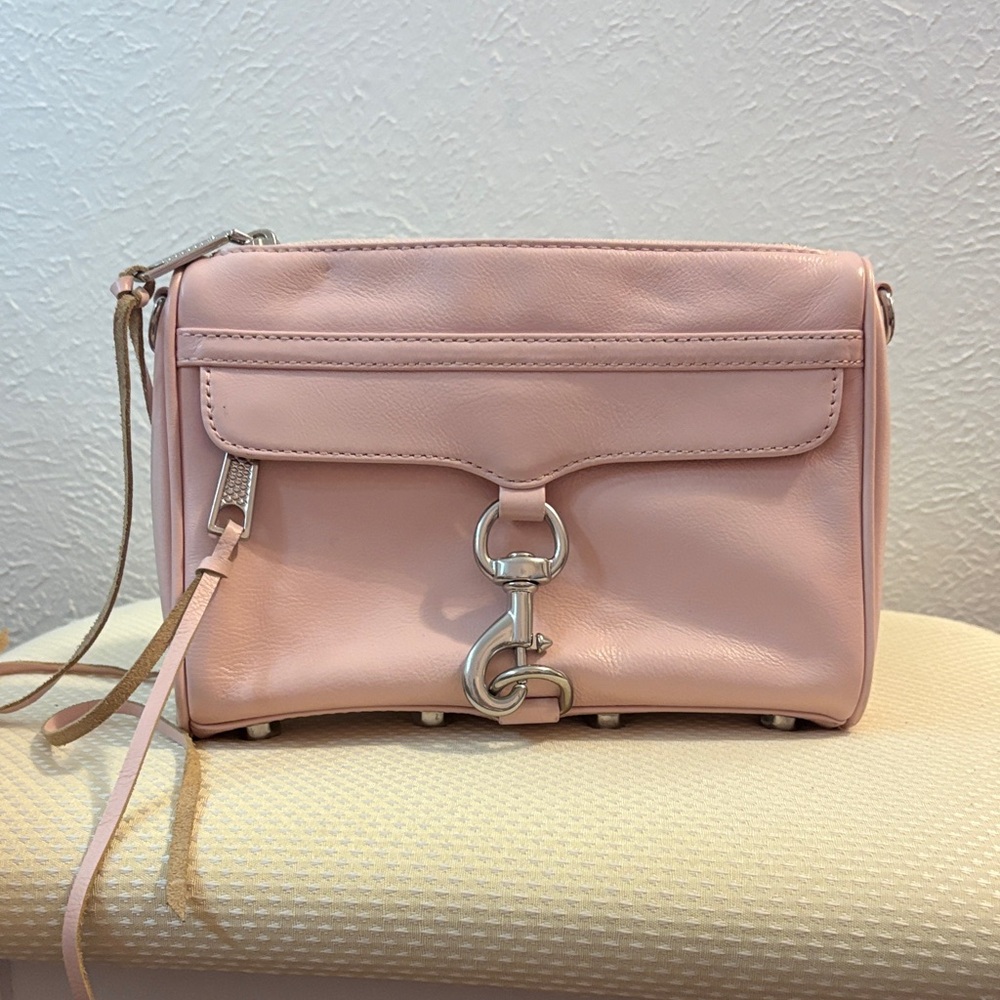 Rebecca Minkoff Blush Leather Crossbody Bag